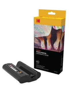 Dock Photo Printer Cartridge With Sheet Black