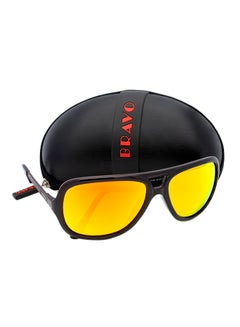 Bravo Men's Rimmed Square Sunglasses - Lens Size: 61 mm  - Image 3