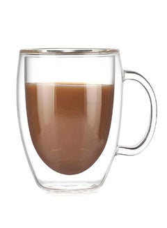 Toshionics Double Layer Transparent Coffee Mug Clear 150ml  - Image 1