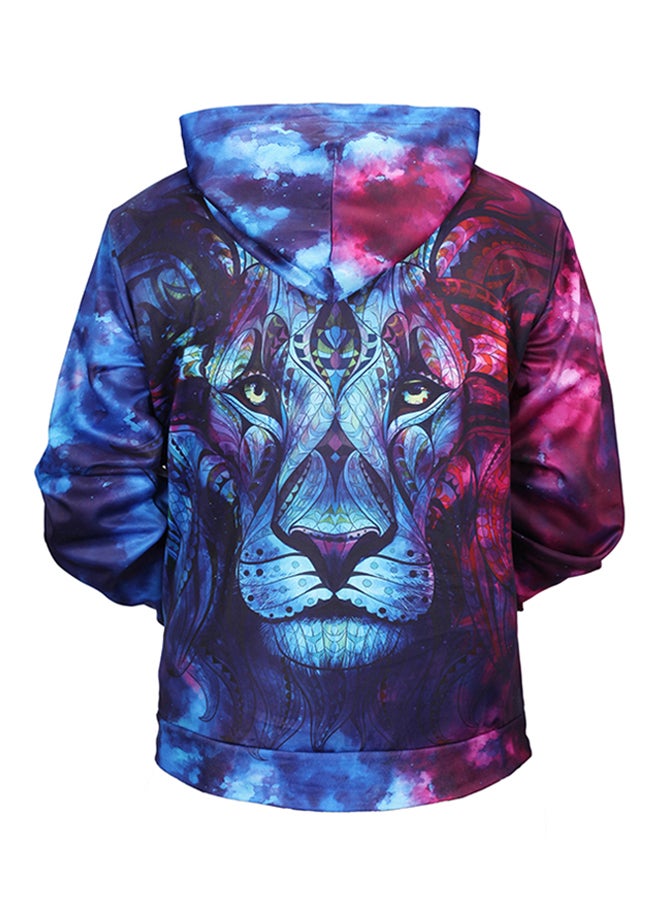 Mr.BaoLong&Miss.GO - 3D Printed Long Sleeves Hoodie Multicolour - Image 1