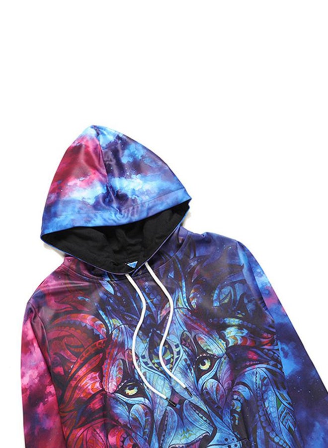 Mr.BaoLong&Miss.GO - 3D Printed Long Sleeves Hoodie Multicolour - Image 1