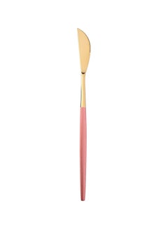 Sunhome 4-Piece Stainless Steel Cutlery Set Pink/Gold 220mm  - Image 4