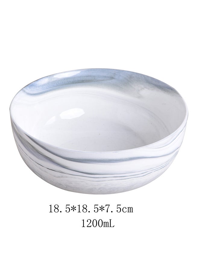 Sharpdo Ceramic Bowl Grey 18.5 x 18.5 x 7.5cm - Image 2