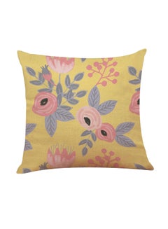 Rahalife Comfy Cushion Cover Cotton Multicolour 45x45centimeter  - Image 1