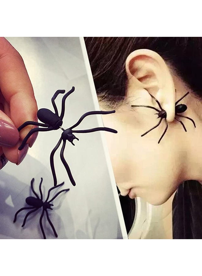 بلولانز أقراط كبس من خليط معدني على شكل عنكبوت  - Image 3