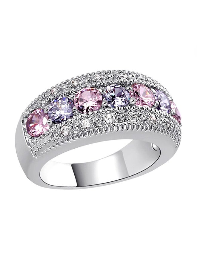 QiaoKai - Zircon Silver Inlay Ring - Image 1