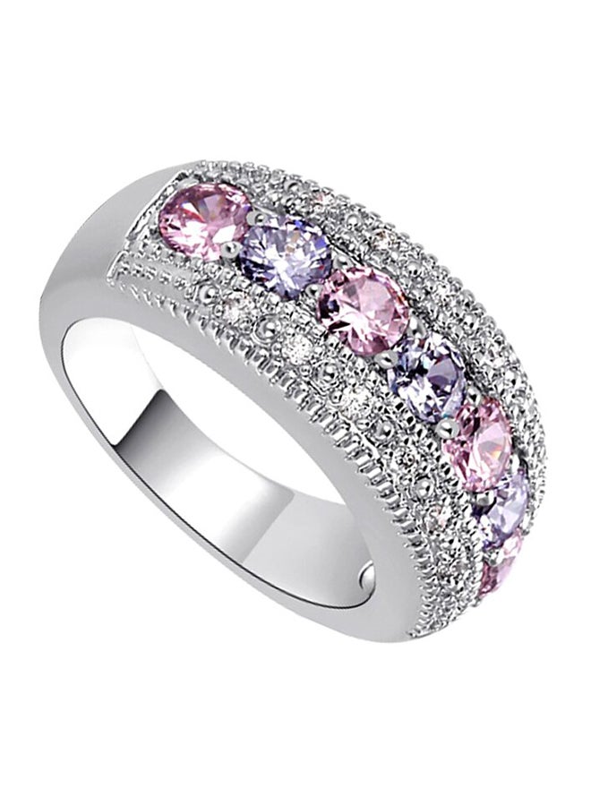 QiaoKai - Zircon Silver Inlay Ring - Image 1