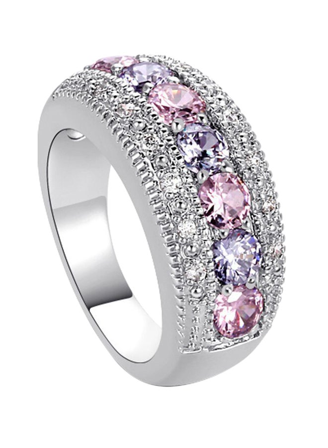 QiaoKai - Zircon Silver Inlay Ring - Image 1