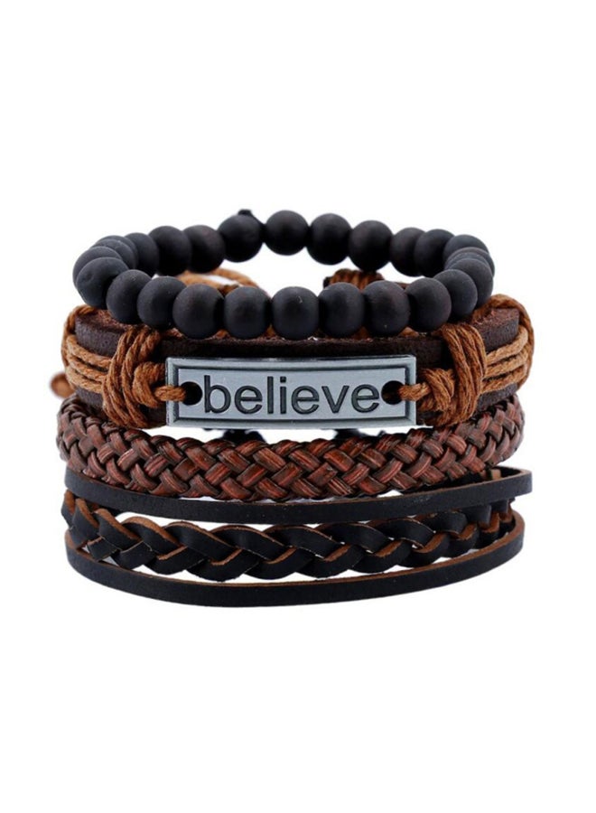 Fashion Street Faux Leather Bracelet  - Image 1