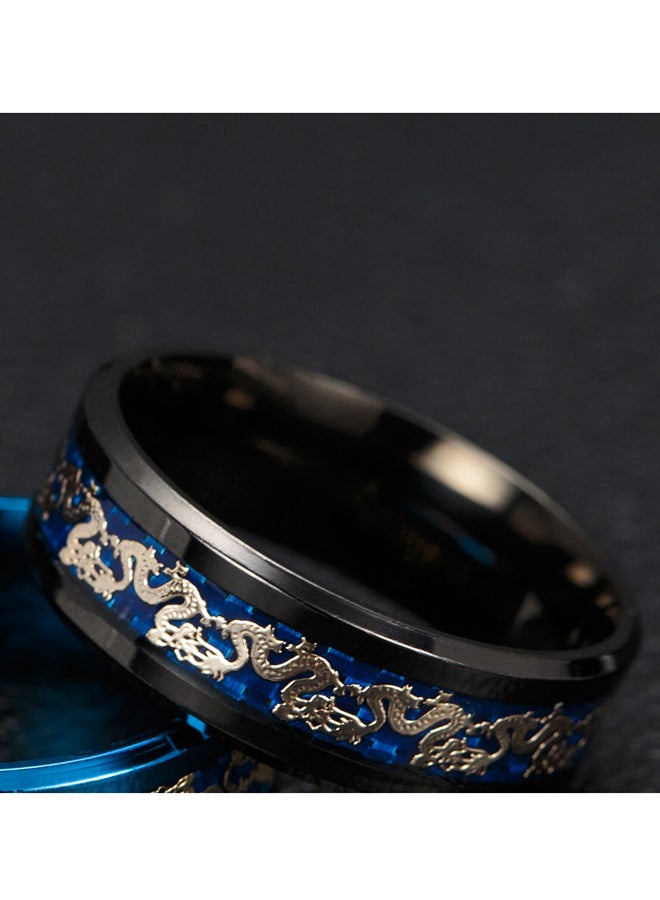 Stainless Steel Dragon Designed Ring - Image 4