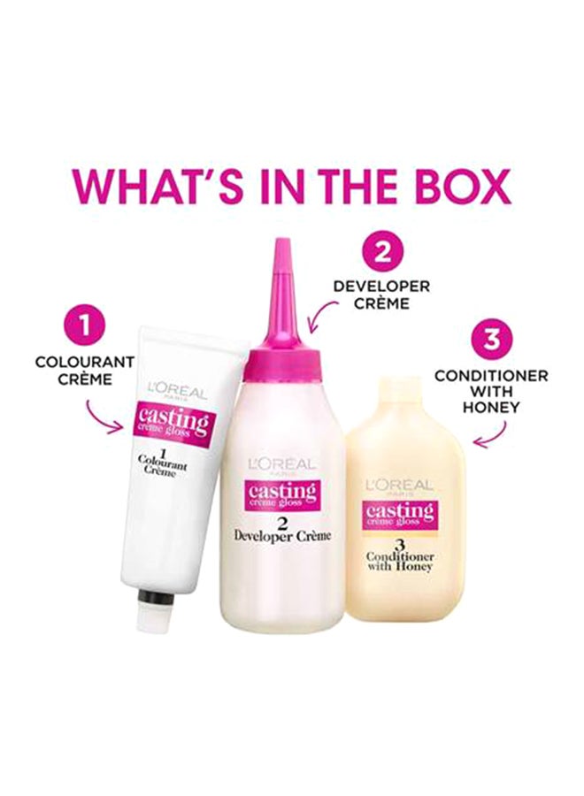 L'OREAL PARIS Casting Creme Gloss No Ammonia Hair Color For Shiny Hair(48ml+72ml+60ml) 810 Ashy Blonde 180ml  - Image 3
