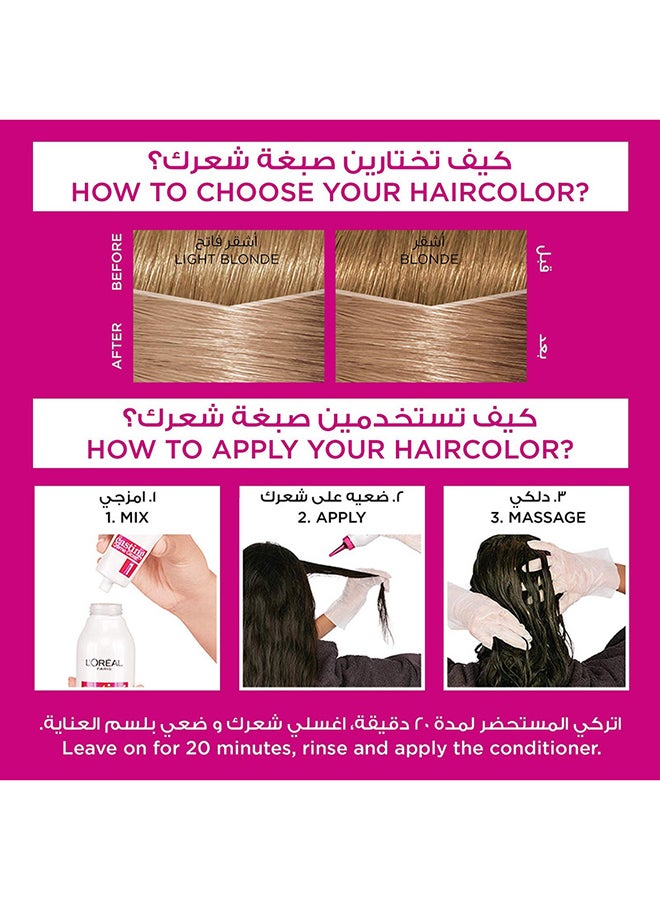L'OREAL PARIS Casting Creme Gloss No Ammonia Hair Color For Shiny Hair(48ml+72ml+60ml) 810 Ashy Blonde 180ml  - Image 4