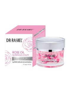 DR. RASHEL Rose Oil Nutritious Vitality Glow Essence Gel Pink 50grams  - Image 2