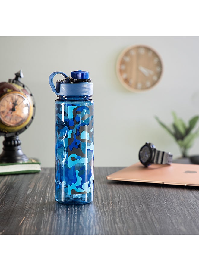 Royalford - Water Bottle Blue/Black 600ml - Image 1