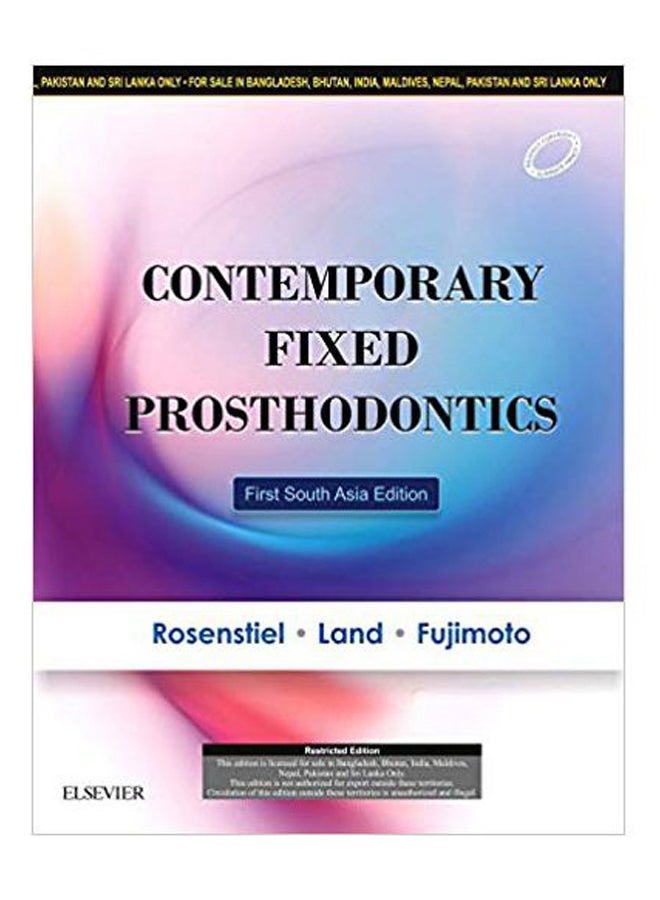Contemporary Fixed Prosthodontics Paperback English by Rosenstiel Stephen F. - 1-Jan-16 