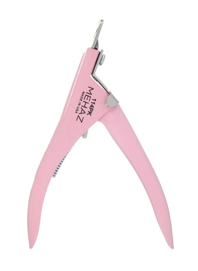 Mehaz Original Edge Nail Cutter Pink/Silver - Image 1