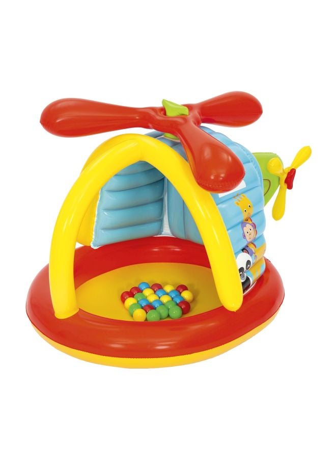 Fisher-Price - Inflatable Helicopter With Balls Set 93538 155x102x91cm - Image 1