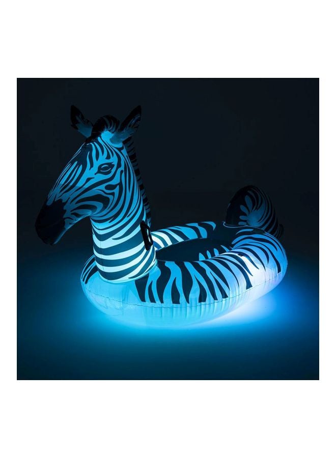 Bestway Inflatable Zebra LED Pool Rider 41406_20 254x142cm - Image 2