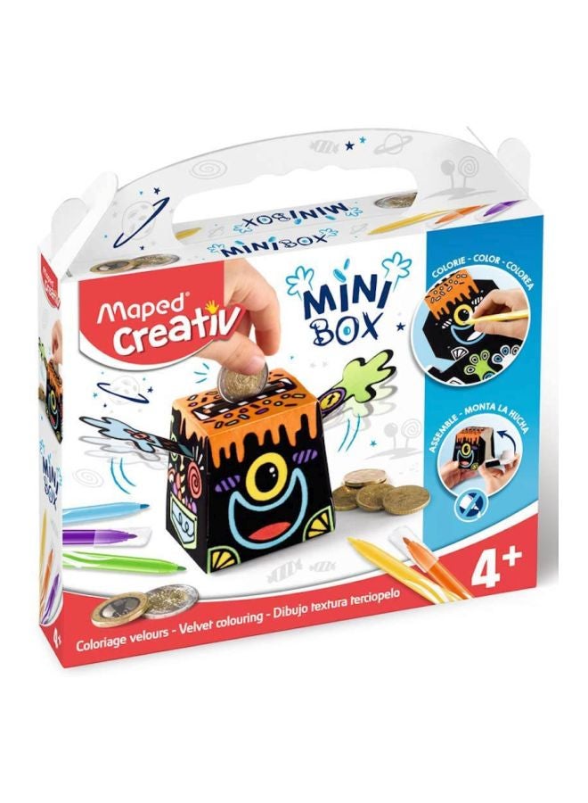 مابد مجموعة التلوين المخملي كريتيف ميني بوكس مكونة من 7 قطع أزرق/أخضر/أصفر - Image 2