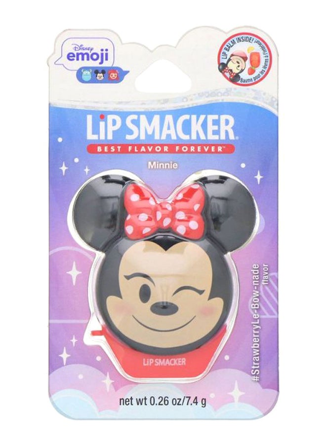 Lip Smacker Disney Emoji Strawberry Le-Bow-Nade Flavour Balm 7.4grams  - Image 1