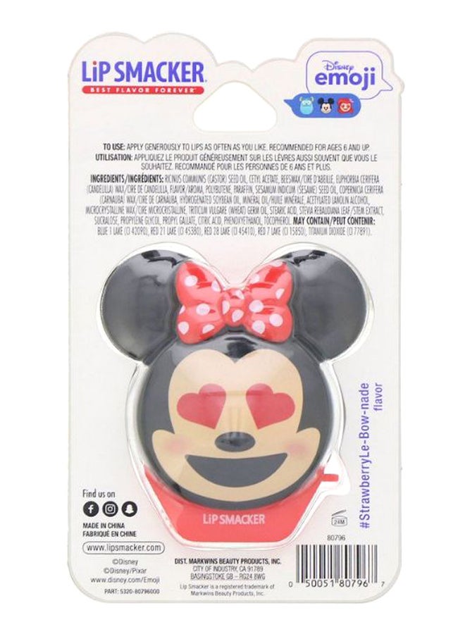 Lip Smacker Disney Emoji Strawberry Le-Bow-Nade Flavour Balm 7.4grams  - Image 2