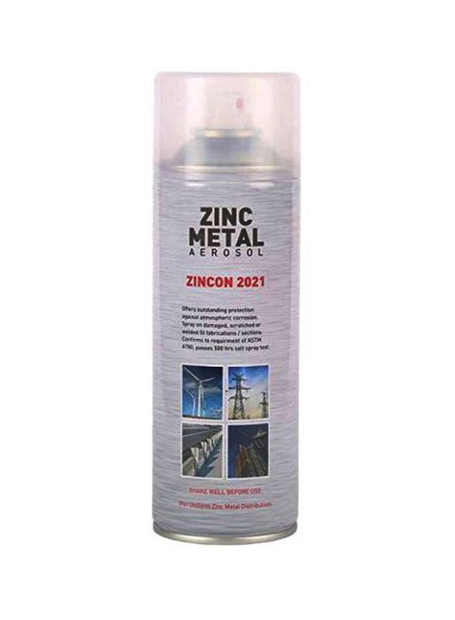 Zincon Zinc Metal Aerosol Spray Grey 400ml  - Image 1