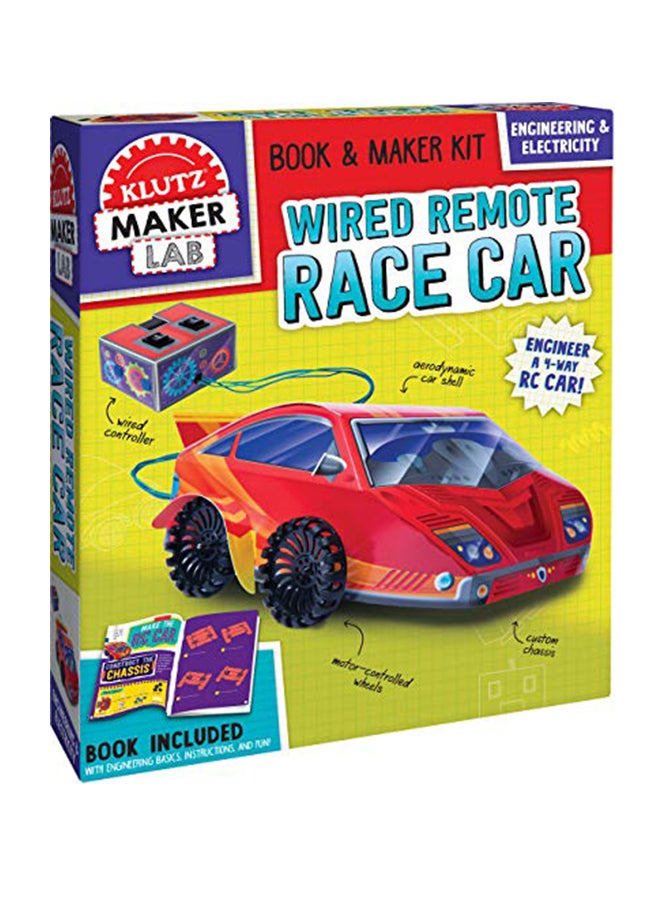 Wired Remote Race Car Paperback English by Klutz - 43435 