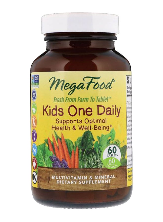 MegaFood Kids One Daily Dietary Supplement - 60 Tablets 