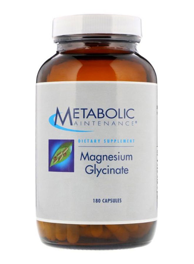 ميتابوليك مانتينانس مكمل غذائي جليسينات المغنيسيوم - 180 كبسولة