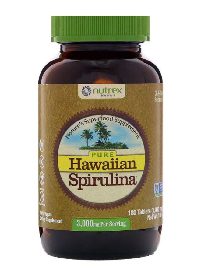 Nutrex Hawaii - Pure Hawaiian Spirulina - 180 Tablets - Image 1