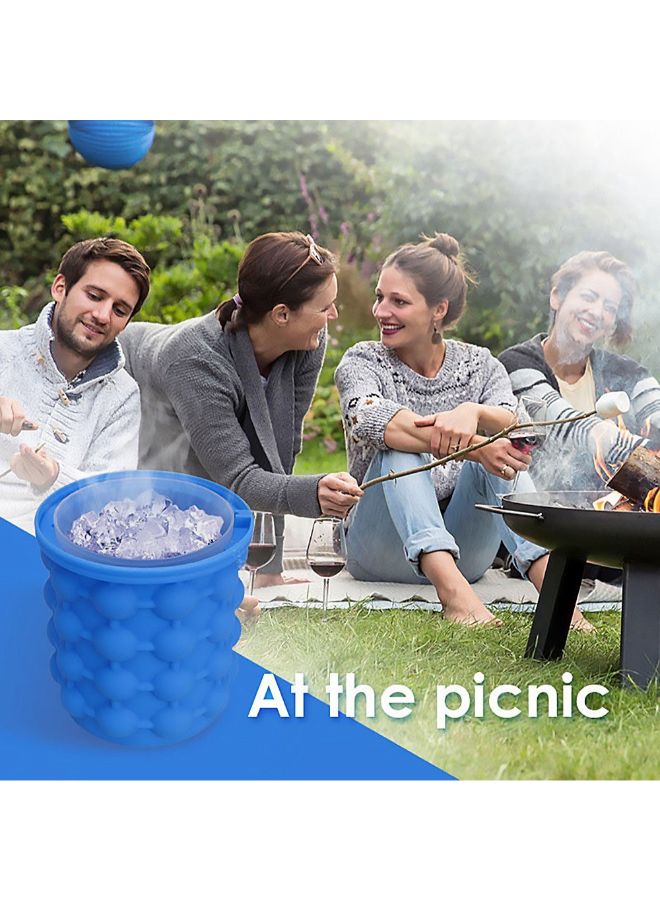 Genie Revolutionary Space Saving Ice Cube Maker Blue 15.1cm  - Image 2