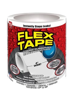 Fiberfix Waterproof Pipe Tape 4 inch x 5 feet White