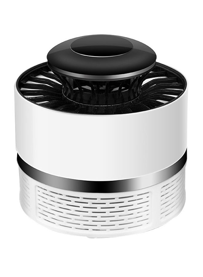 مصباح قاتل للبعوض بتصميم عصري مزود بمنفذ USB أبيض/ أسود 19.5سم