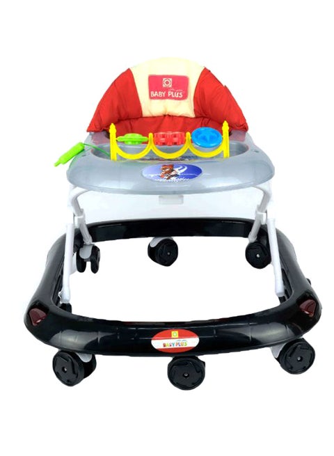 Baby Walker With Adjustable Height Rotatable Wheel, Music Button, Safe And Comfortable Seat