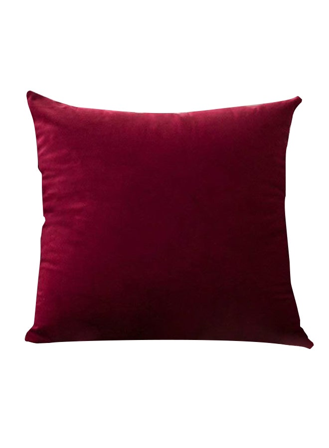 ريغال إن هاوس وسادة زينة بتصميم سادة velvet أحمر 65 x 65سم  - Image 2
