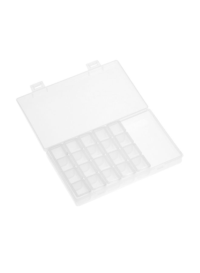 Generic - 28-Grid Plastic Adjustable Jewelry Storage Box - Image 1