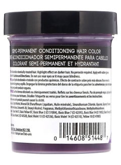 Conditioning Semi-Permanent Hair Colour Purple 100ml - v1588607194/N37802152A_2