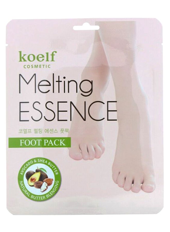 Koelf Pair Of 10 Avocado And Shea Butter Melting Essence Foot Mask