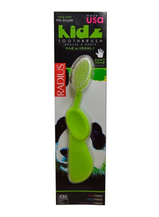 Very Soft Right Hand Toothbrush Green/White - v1588607196/N37802167A_1