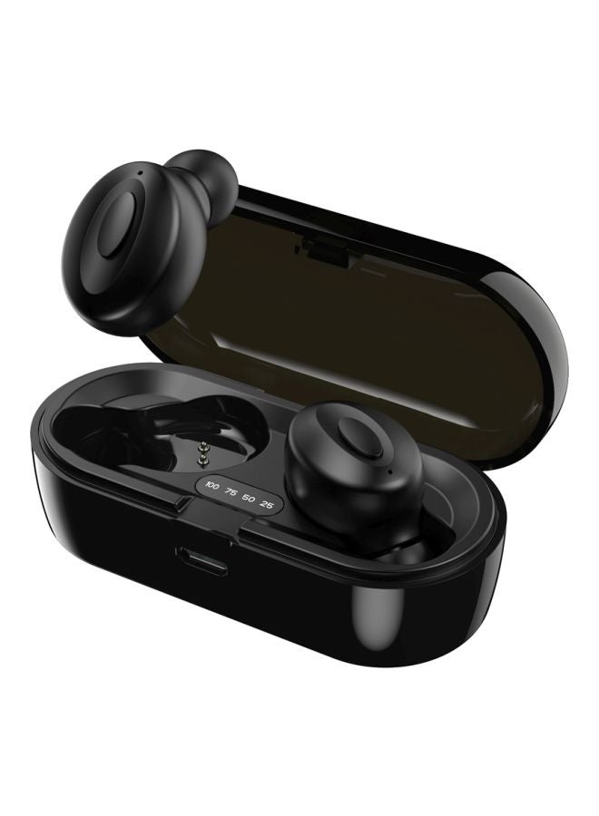 بلوديو سماعات أذن داخلية بتقنية البلوتوث مع علبة شحن أسود - Image 1