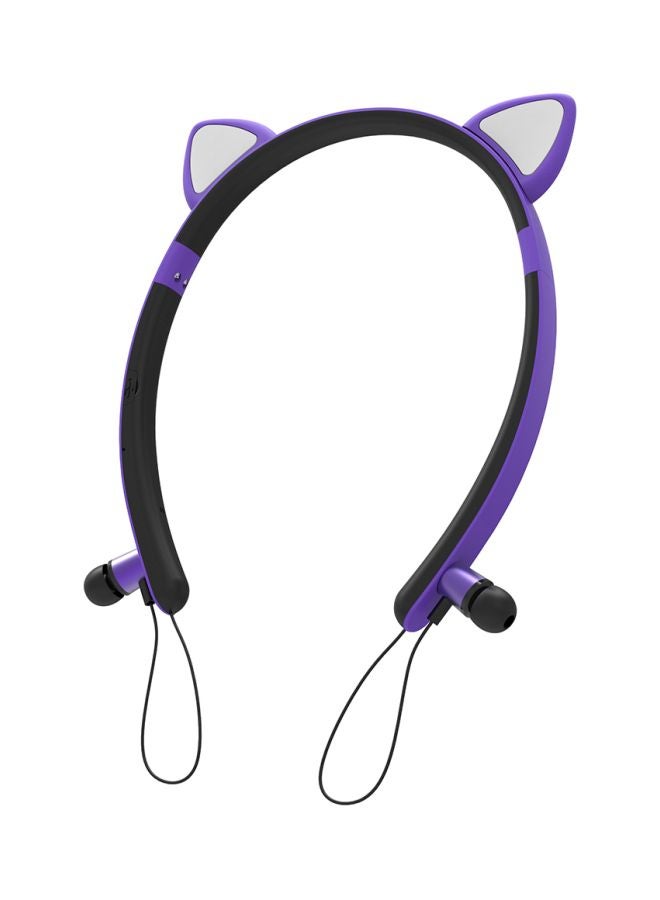 Bluetooth In-Ear Headset With Mic Purple  - Image 2