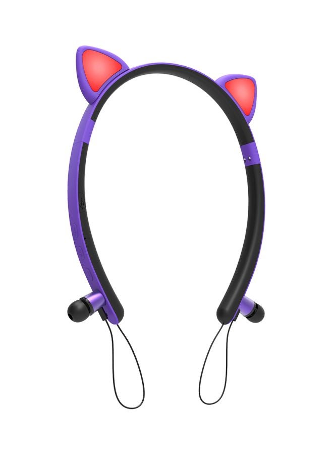 Bluetooth In-Ear Headset With Mic Purple  - Image 1