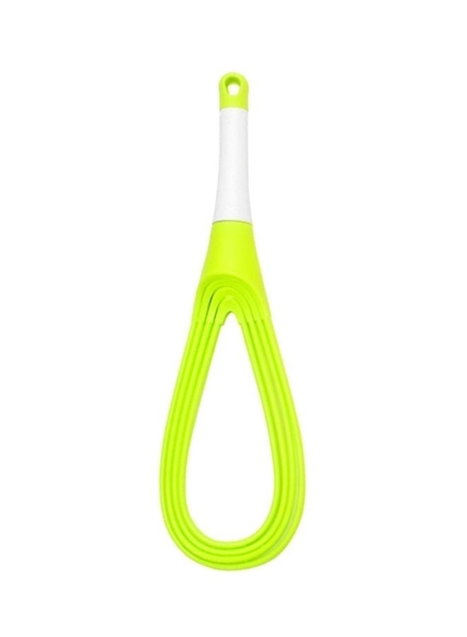Generic Silicone Rotary Whisk Green/White 
