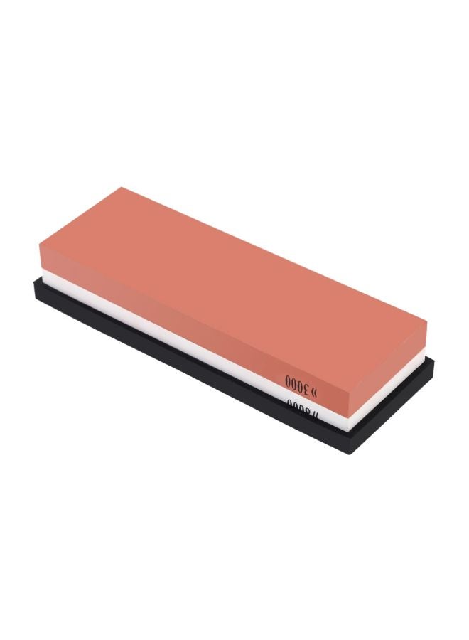 Generic - Dual-Sided Knife Sharpening Stone Brown/White 19cm - Image 1