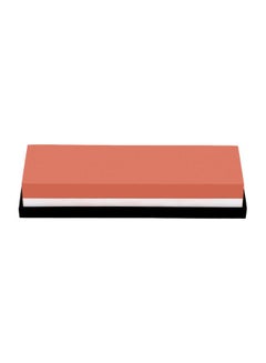 Dual-Sided Knife Sharpening Stone Brown/White 19cm