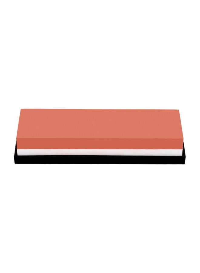 Generic - Dual-Sided Knife Sharpening Stone Brown/White 19cm - Image 1