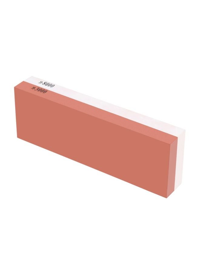 Generic - Dual-Sided Knife Sharpening Stone Brown/White 19cm - Image 1