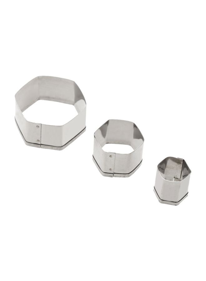 24-Piece Stainless Steel Cookie Cutters Silver One Size - Image 2