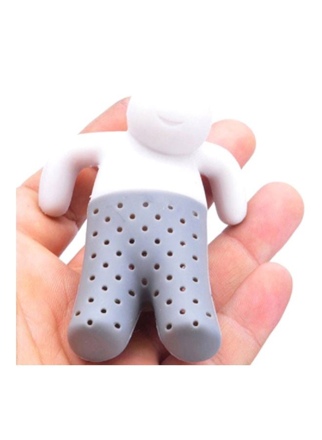Generic - Silicone Tea Infuser White/Grey 14cm - Image 1
