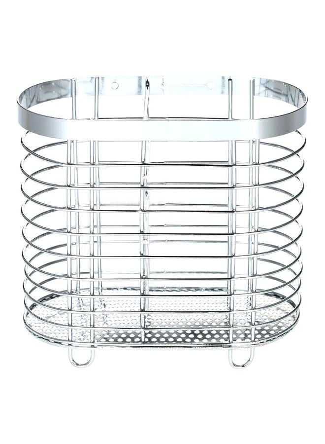 Chopsticks Holder Drying Rack Silver 16.2x15.2x8cm - Image 1